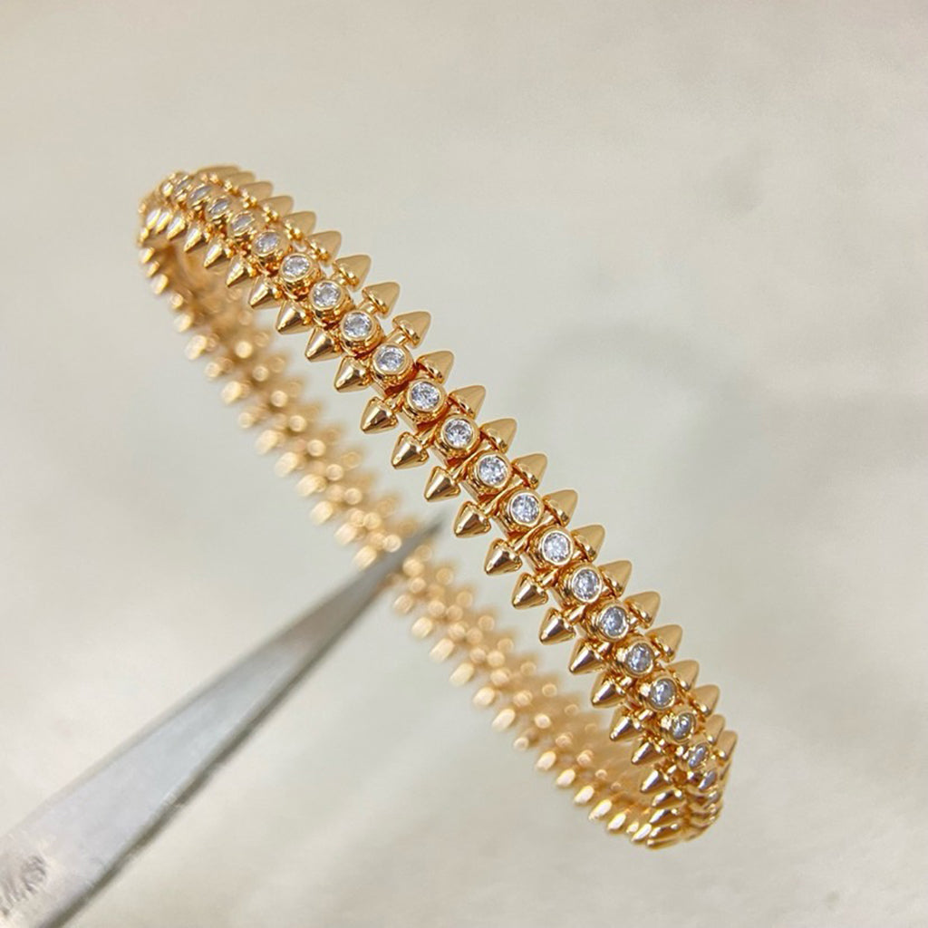 [⭐Clover Jewelry]CLASH  BRACELET 8MM DIAMONDS