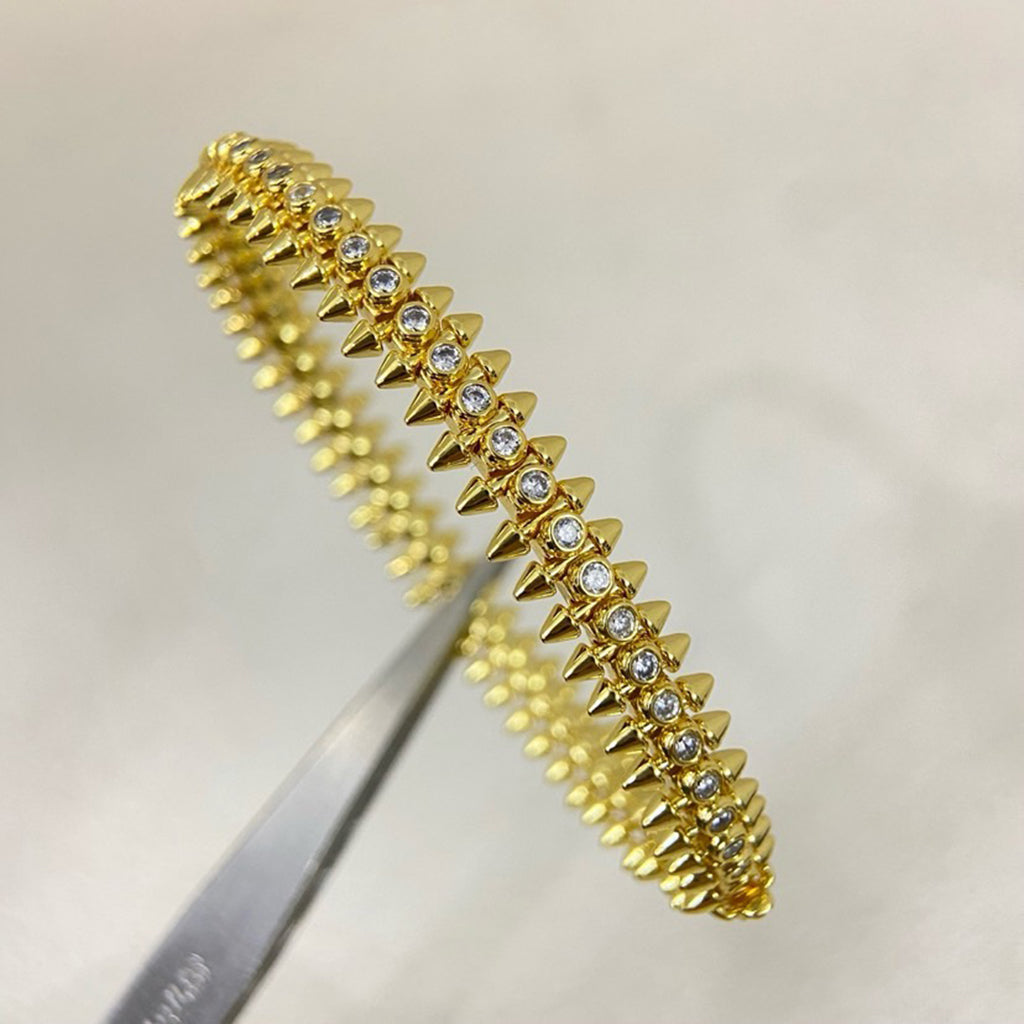 [⭐Clover Jewelry]CLASH  BRACELET 8MM DIAMONDS