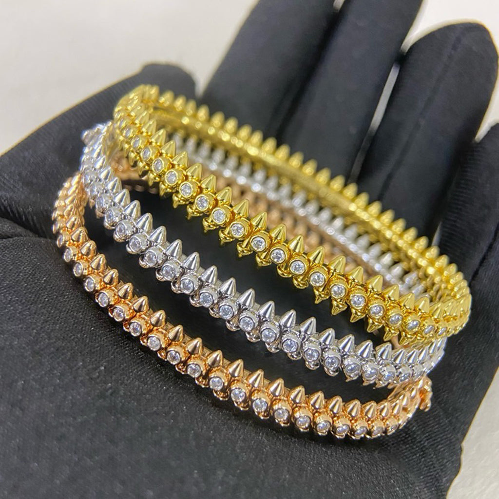 [⭐Clover Jewelry]CLASH  BRACELET 8MM DIAMONDS