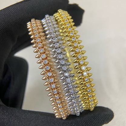 [⭐Clover Jewelry]CLASH  BRACELET 8MM DIAMONDS
