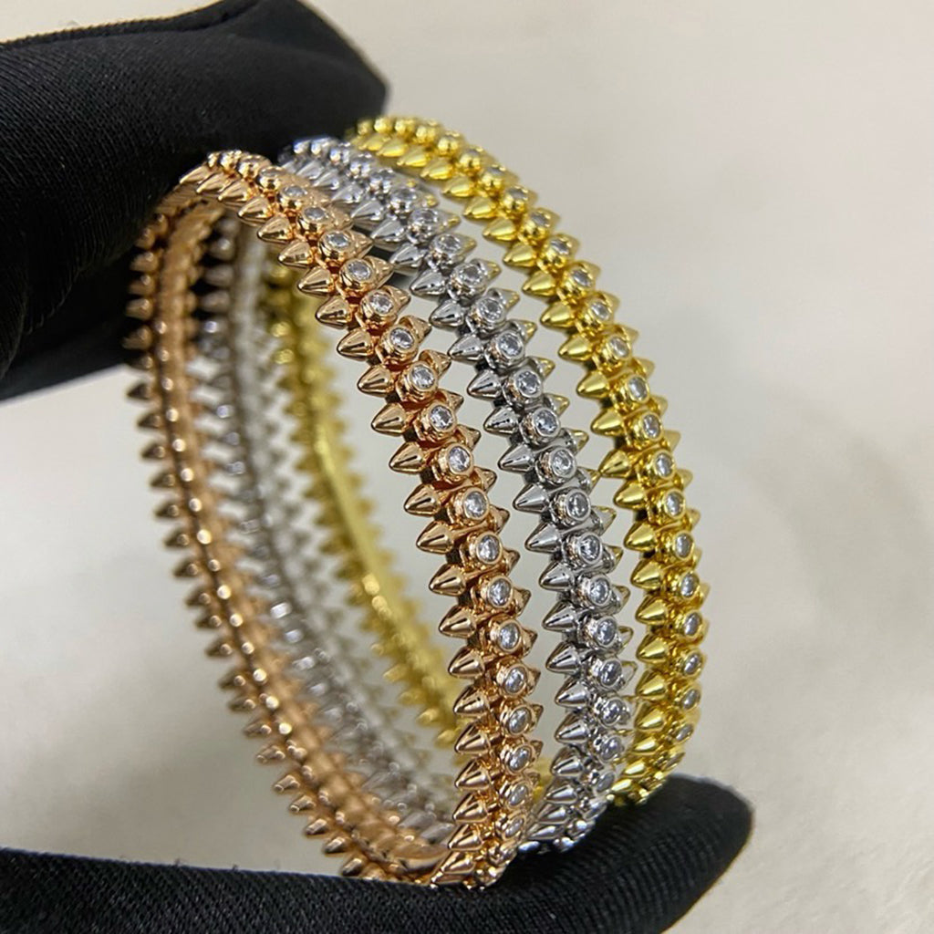 [⭐Clover Jewelry]CLASH  BRACELET 8MM DIAMONDS