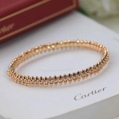 [⭐Clover Jewelry]CLASH  BRACELET 8MM DIAMONDS
