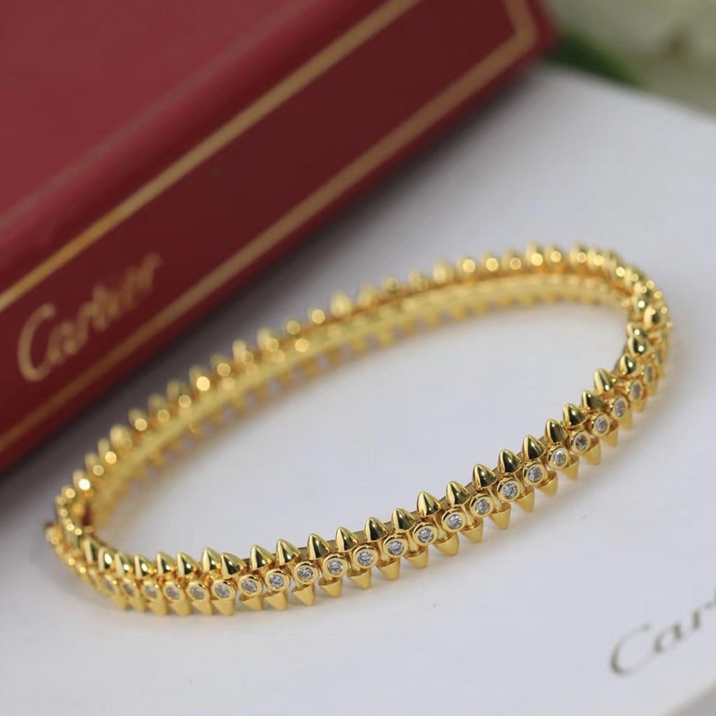 [⭐Clover Jewelry]CLASH  BRACELET 8MM DIAMONDS