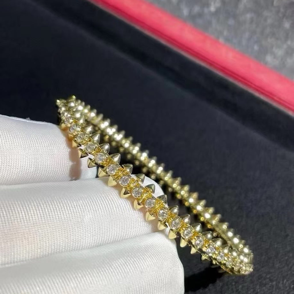 [⭐Clover Jewelry]CLASH  BRACELET 8MM DIAMONDS