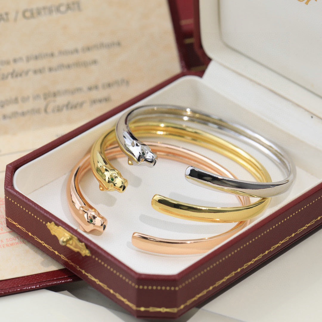 [⭐Clover Jewelry]PANTHERE OPEN BRACELET