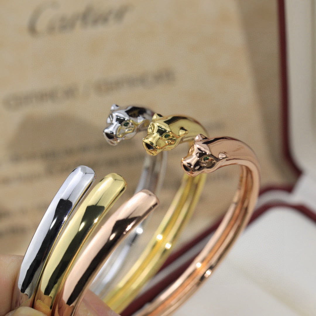 [⭐Clover Jewelry]PANTHERE OPEN BRACELET