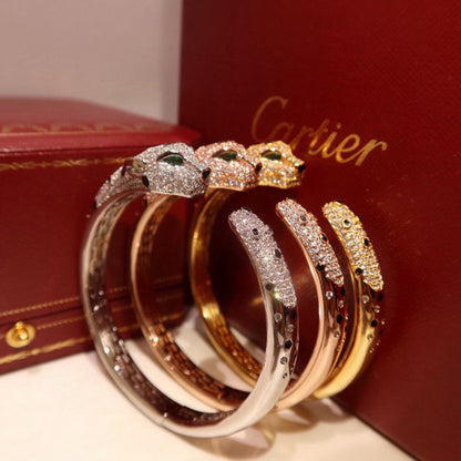 [⭐Clover Jewelry]PANTHERE BIG BRACELET DIAMONDS