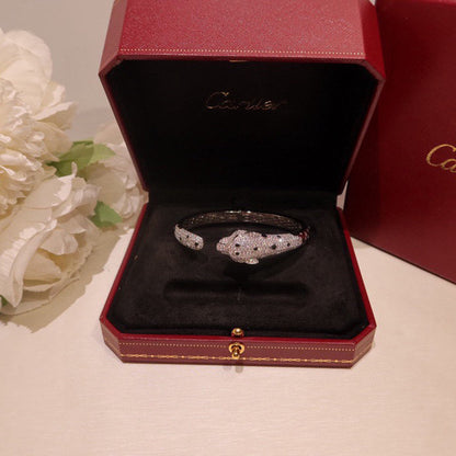 [⭐Clover Jewelry]PANTHERE BIG BRACELET DIAMONDS