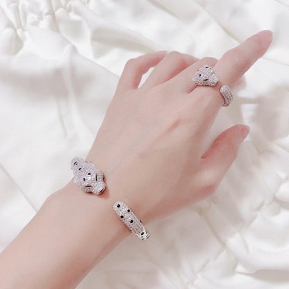 [⭐Clover Jewelry]PANTHERE BIG BRACELET DIAMONDS