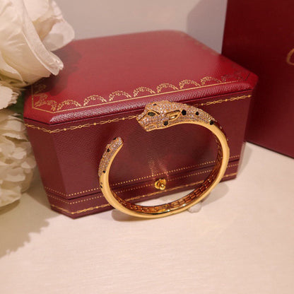 [⭐Clover Jewelry]PANTHERE BIG BRACELET DIAMONDS