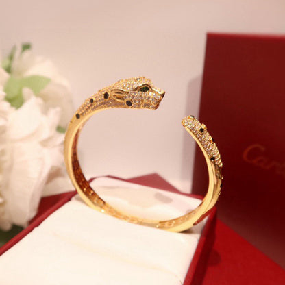 [⭐Clover Jewelry]PANTHERE BIG BRACELET DIAMONDS