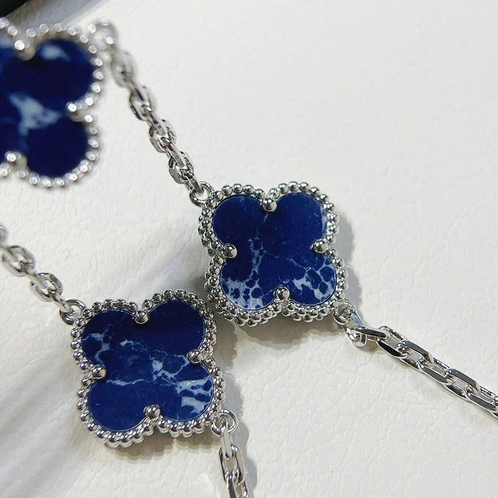 [⭐Clover Jewelry]CLOVER 5 MOTIF PIETERSITE BRACELET COLLECTION