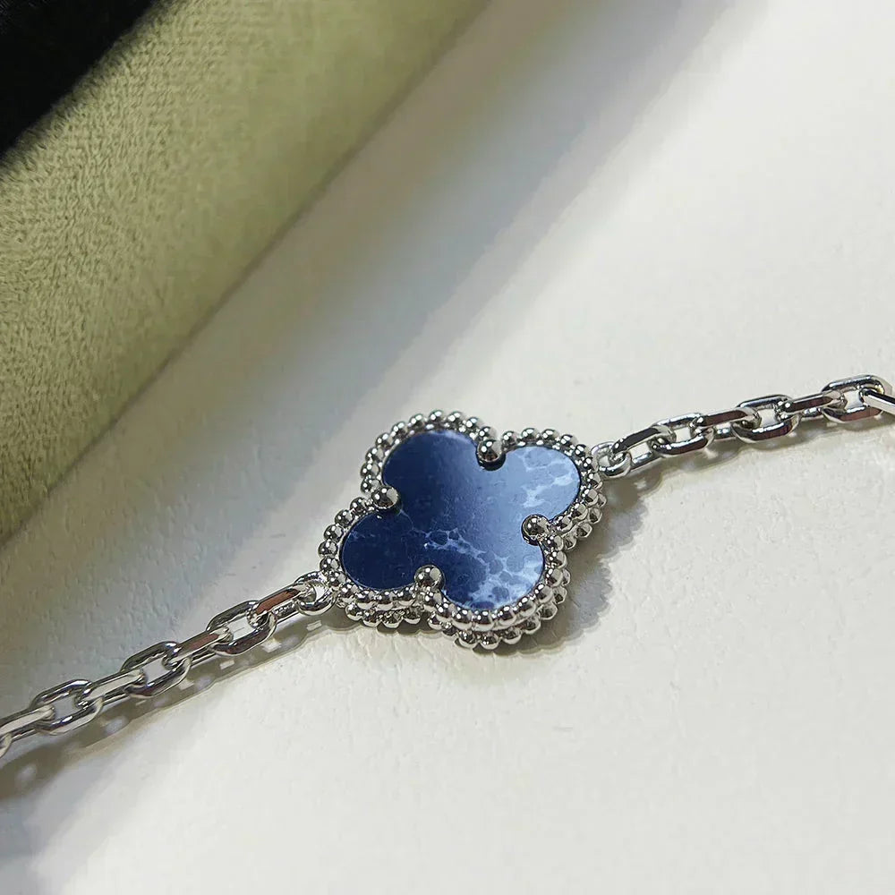 [⭐Clover Jewelry]CLOVER 5 MOTIF PIETERSITE BRACELET COLLECTION
