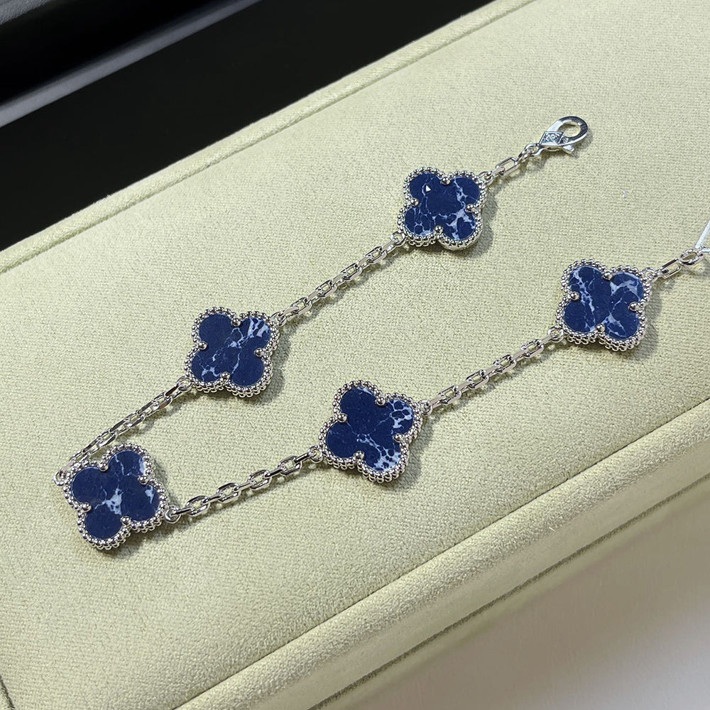 [⭐Clover Jewelry]CLOVER 5 MOTIF PIETERSITE BRACELET COLLECTION