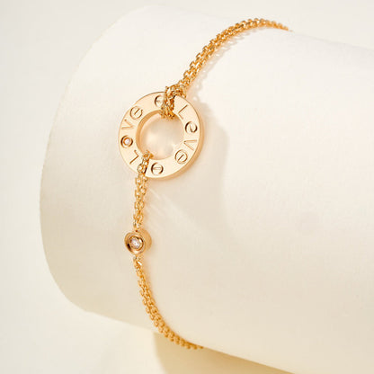 [⭐Clover Jewelry]LOVE BRACELET 2 DIAMOND