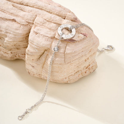 [⭐Clover Jewelry]LOVE BRACELET 2 DIAMOND