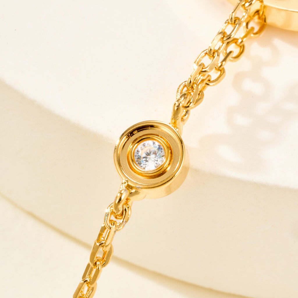 [⭐Clover Jewelry]LOVE BRACELET 2 DIAMOND