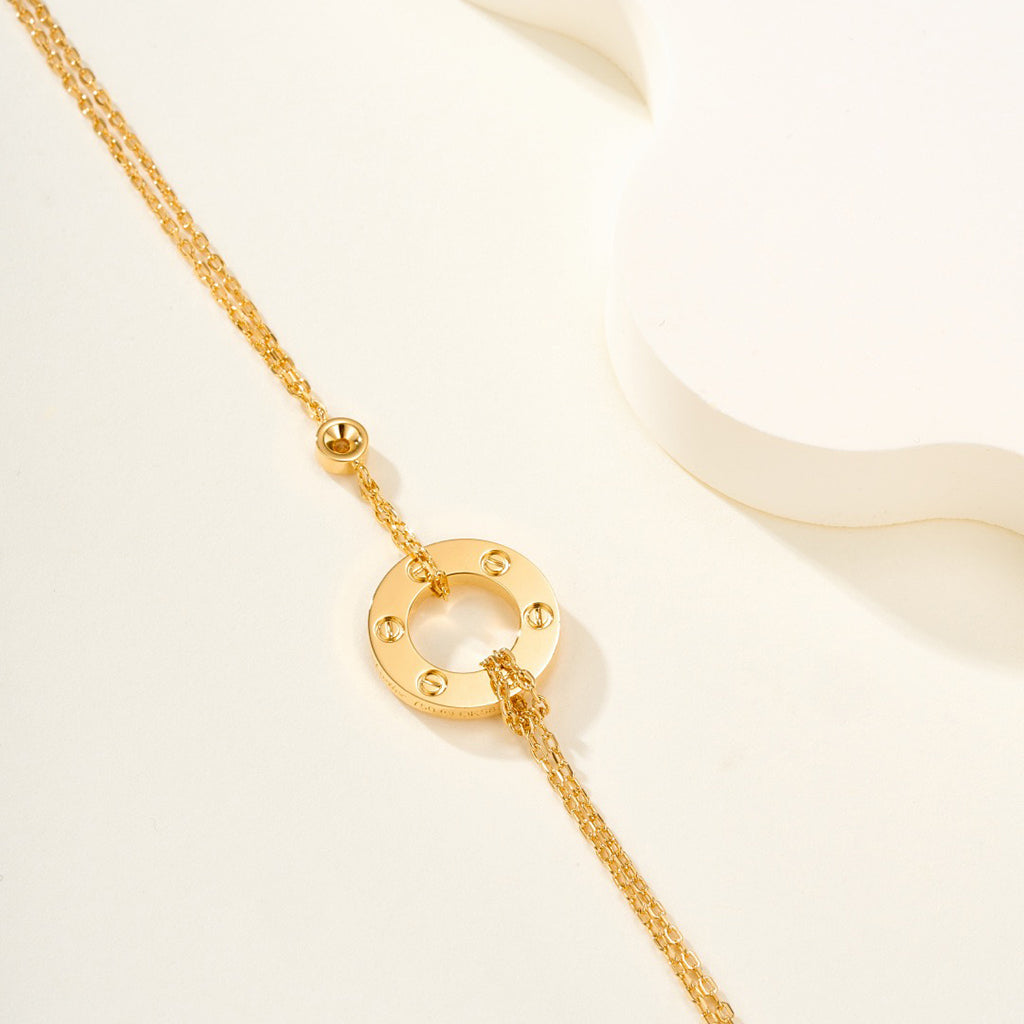 [⭐Clover Jewelry]LOVE BRACELET 2 DIAMOND