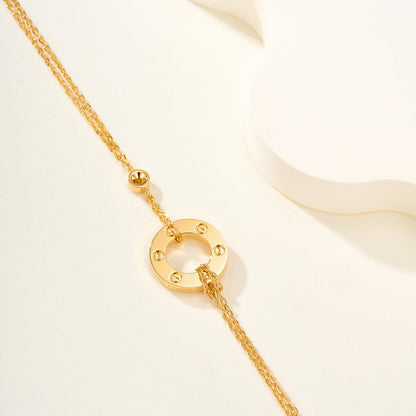 [⭐Clover Jewelry]LOVE BRACELET 2 DIAMOND