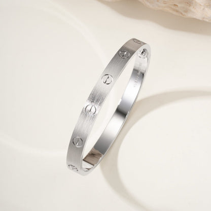[⭐Clover Jewelry]LOVE BRACELET 6.1MM BRUSHED