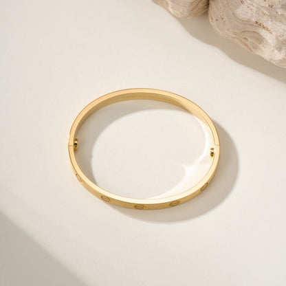 [⭐Clover Jewelry]LOVE BRACELET 6.1MM BRUSHED
