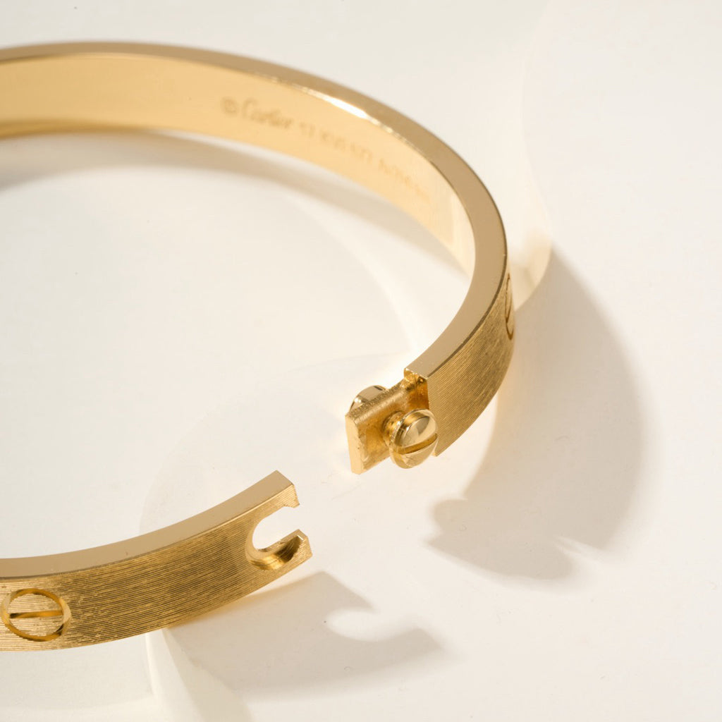 [⭐Clover Jewelry]LOVE BRACELET 6.1MM BRUSHED