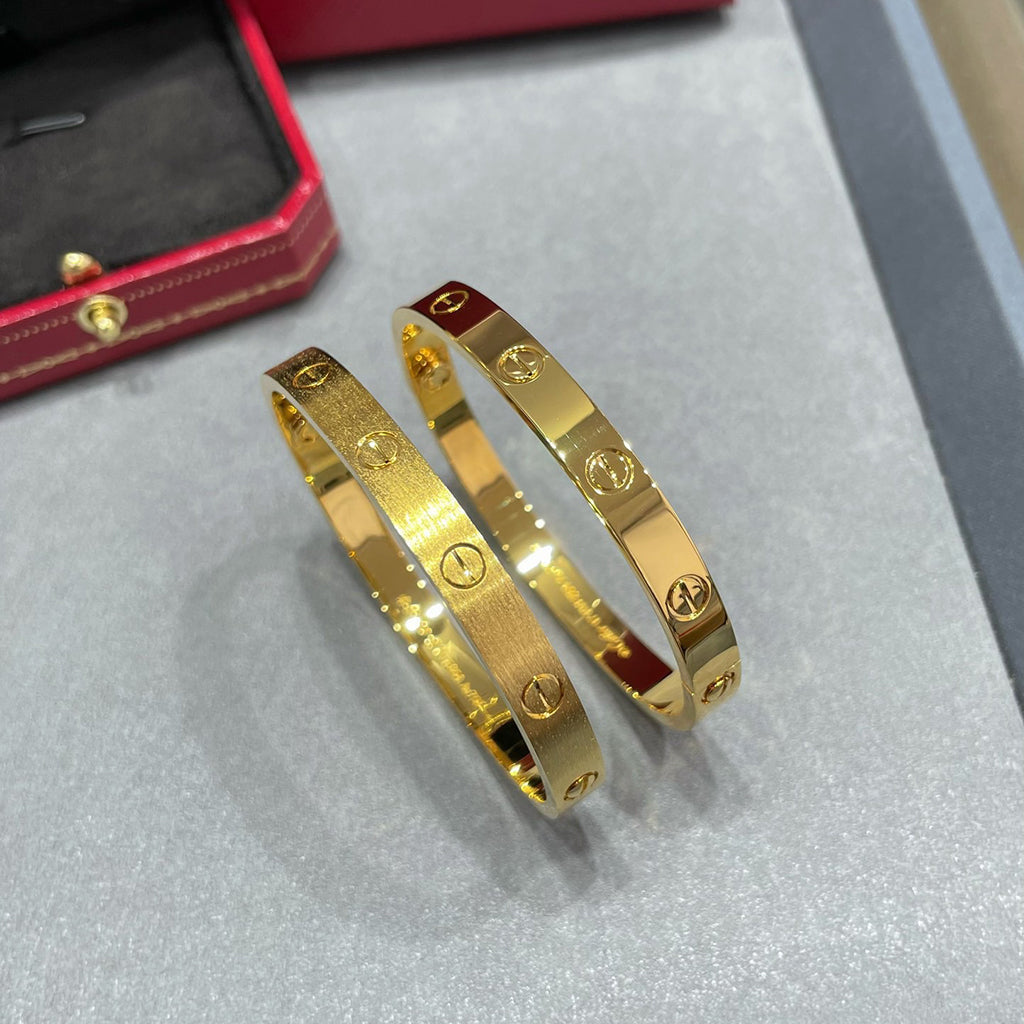 [⭐Clover Jewelry]LOVE BRACELET 6.1MM BRUSHED