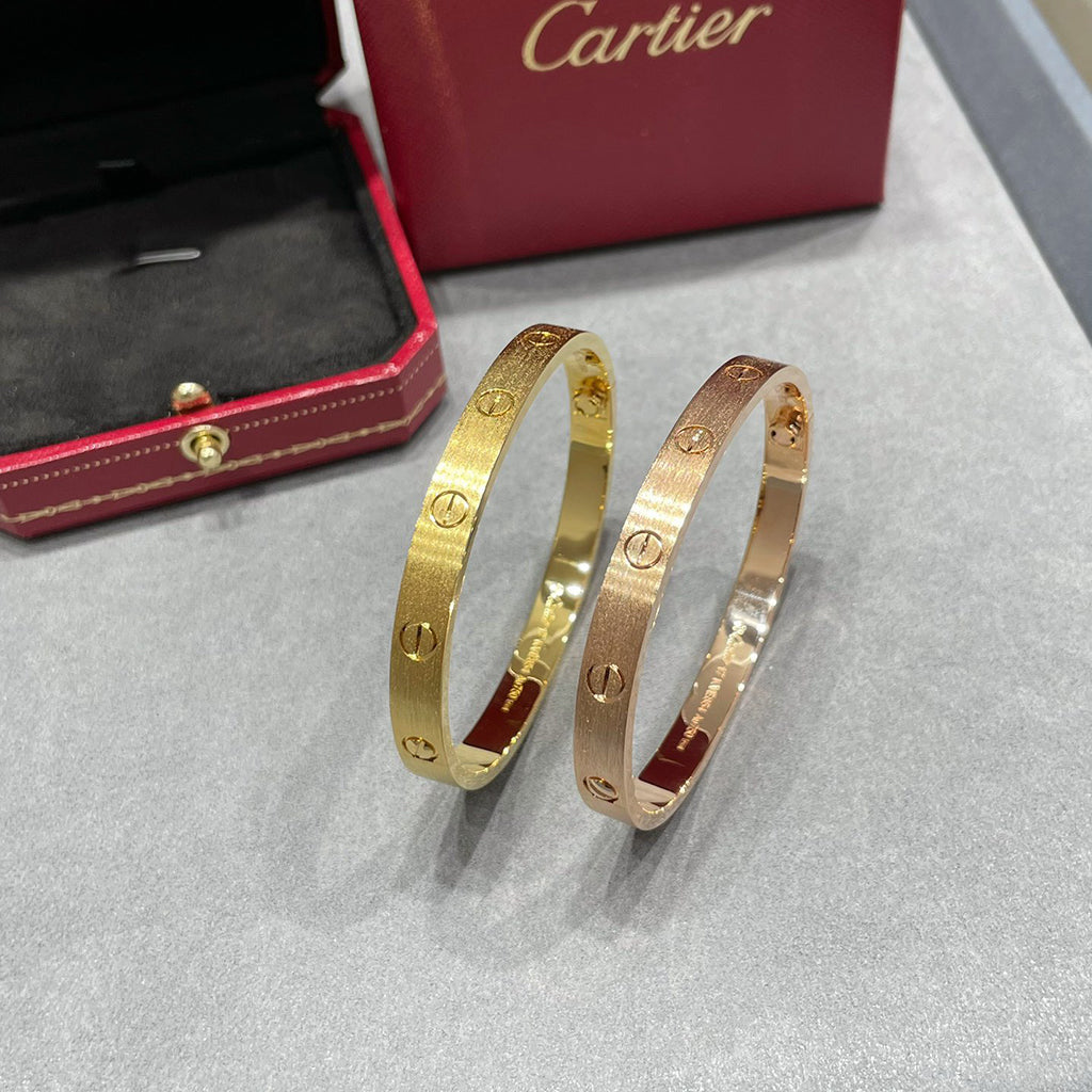 [⭐Clover Jewelry]LOVE BRACELET 6.1MM BRUSHED