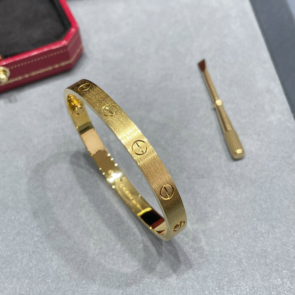 [⭐Clover Jewelry]LOVE BRACELET 6.1MM BRUSHED