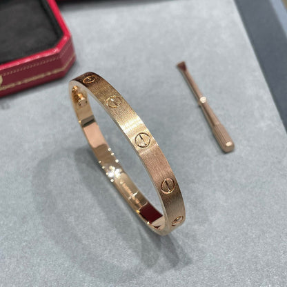 [⭐Clover Jewelry]LOVE BRACELET 6.1MM BRUSHED