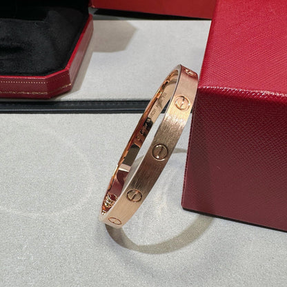 [⭐Clover Jewelry]LOVE BRACELET 6.1MM BRUSHED