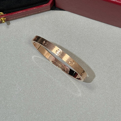 [⭐Clover Jewelry]LOVE BRACELET 6.1MM BRUSHED