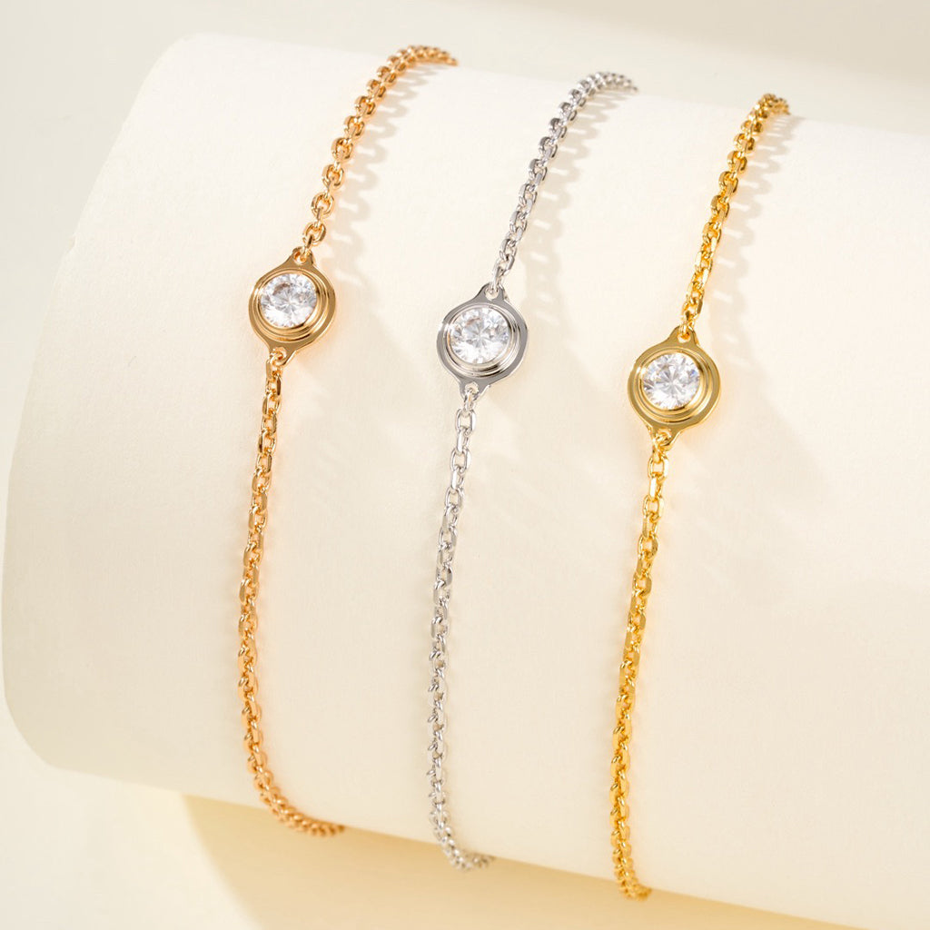 [⭐Clover Jewelry]DAMOUR BRACELET 1 DIAMOND