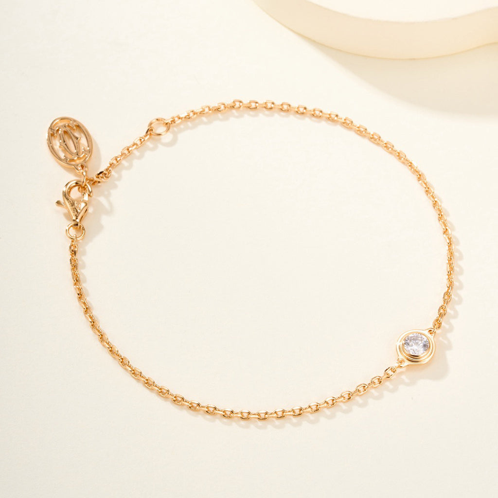 [⭐Clover Jewelry]DAMOUR BRACELET 1 DIAMOND