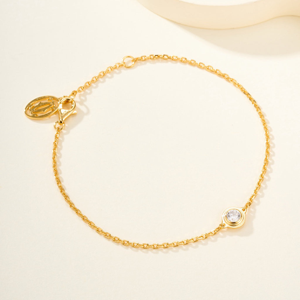 [⭐Clover Jewelry]DAMOUR BRACELET 1 DIAMOND