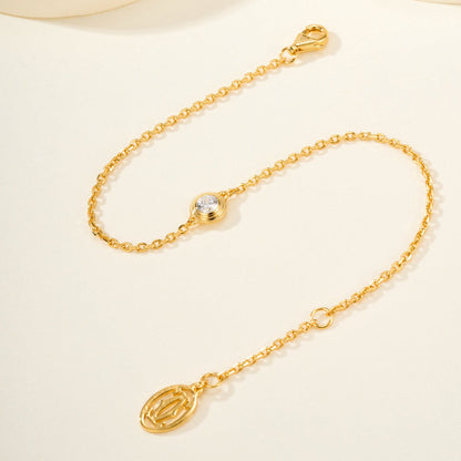 [⭐Clover Jewelry]DAMOUR BRACELET 1 DIAMOND