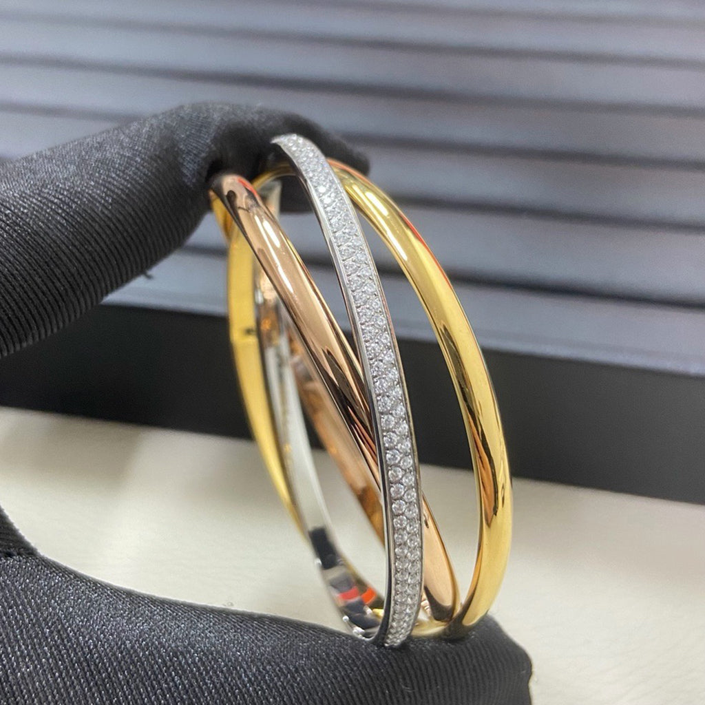 [⭐Clover Jewelry]TRINITY 2.8MM SMALL BRACELET