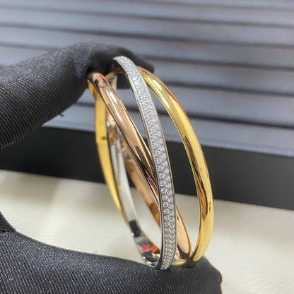 [⭐Clover Jewelry]TRINITY 2.8MM SMALL BRACELET