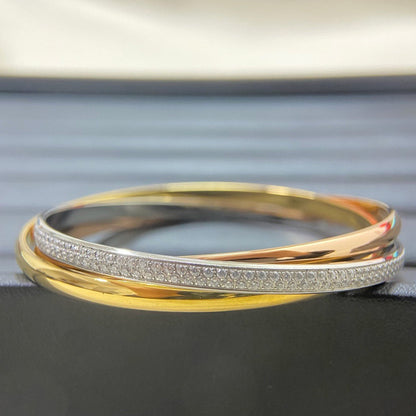 [⭐Clover Jewelry]TRINITY 2.8MM SMALL BRACELET