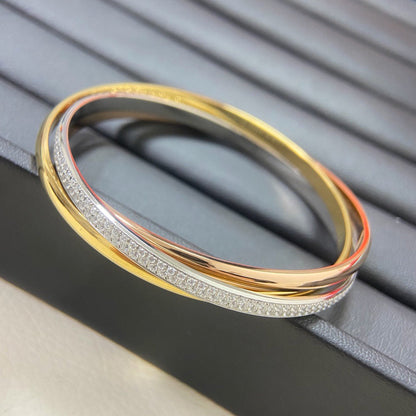 [⭐Clover Jewelry]TRINITY 2.8MM SMALL BRACELET