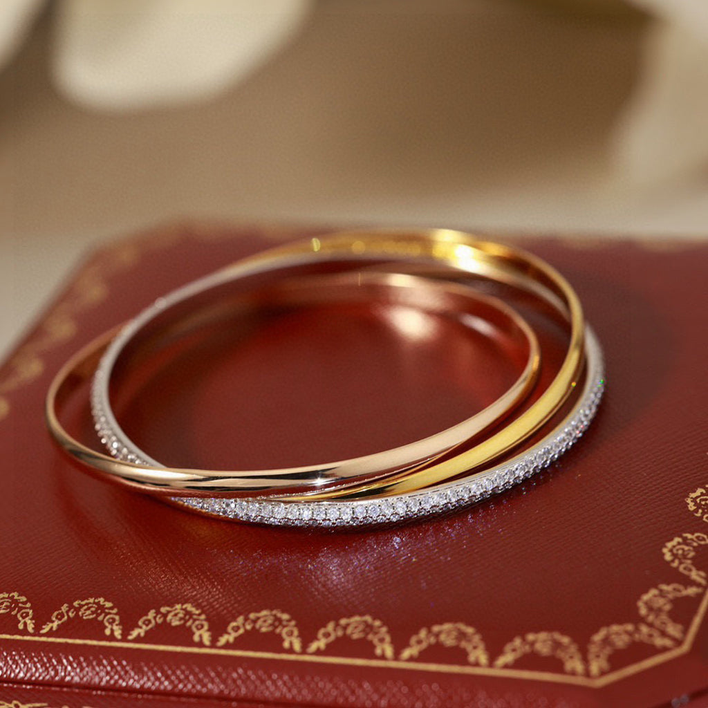 [⭐Clover Jewelry]TRINITY 2.8MM SMALL BRACELET