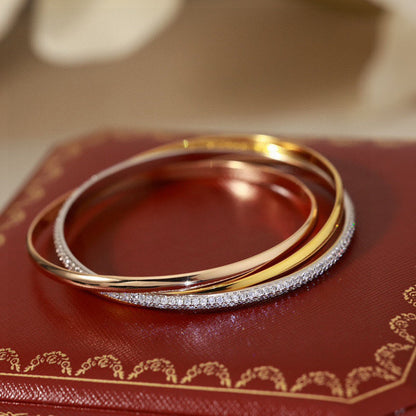 [⭐Clover Jewelry]TRINITY 2.8MM SMALL BRACELET