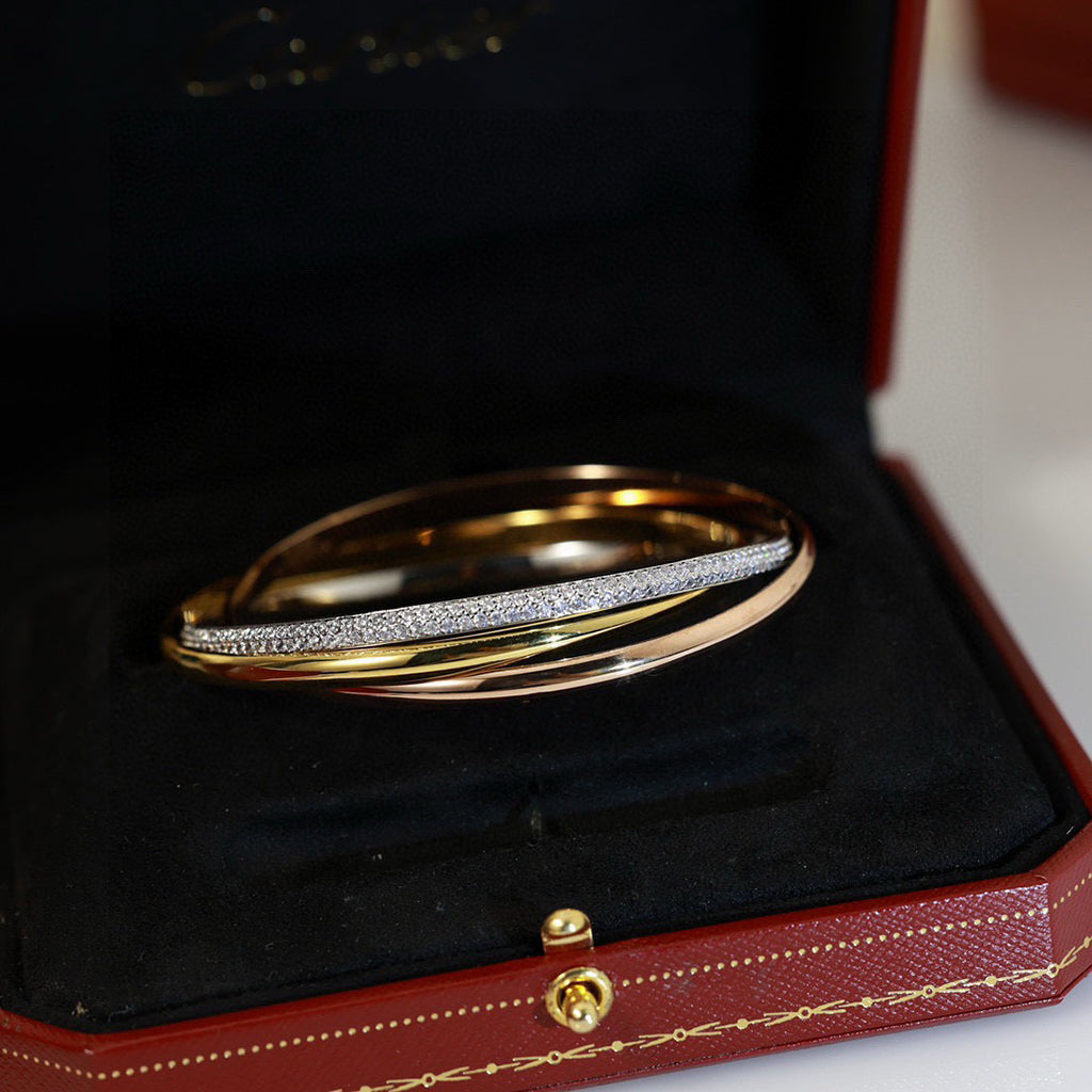 [⭐Clover Jewelry]TRINITY 2.8MM SMALL BRACELET