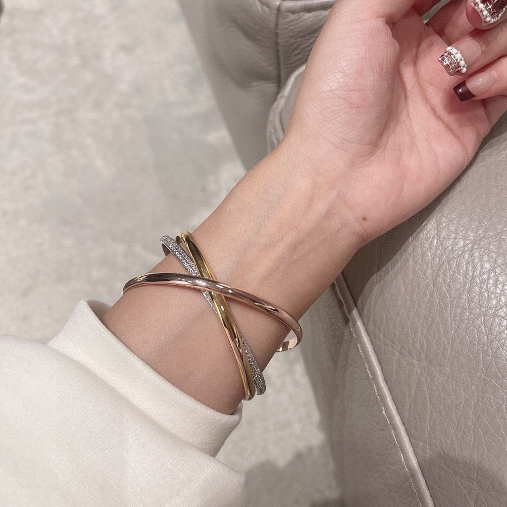 [⭐Clover Jewelry]TRINITY 2.8MM SMALL BRACELET