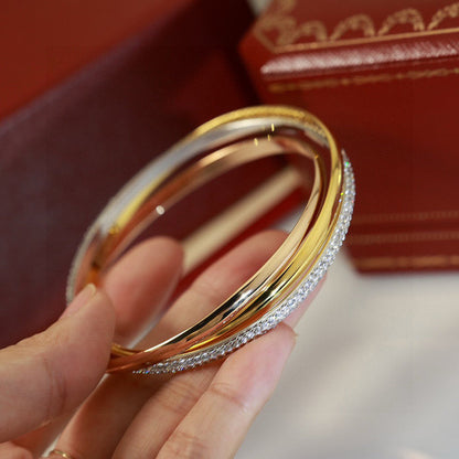 [⭐Clover Jewelry]TRINITY 2.8MM SMALL BRACELET