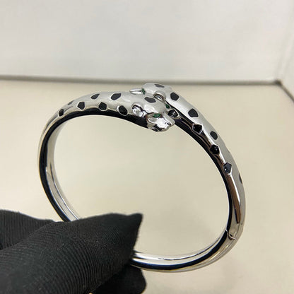 [⭐Clover Jewelry]PANTHERE DOUBLE HEADED OPEN BRACELET