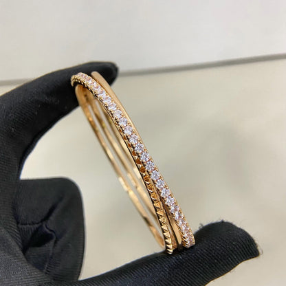 [⭐Clover Jewelry]ETINCELLE HALF-PAVED DIAMOND BRACELET
