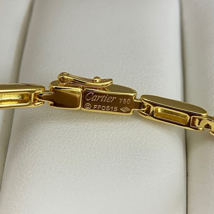 [⭐Clover Jewelry]PANTHERE HALF DIAMOND ON CHAIN BRACELET