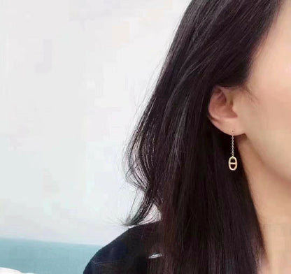 [⭐Clover Jewelry]CHAINE TASSEL EARRINGS