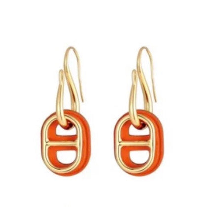[⭐Clover Jewelry]HM O'MAILLON GOLD EARRINGS